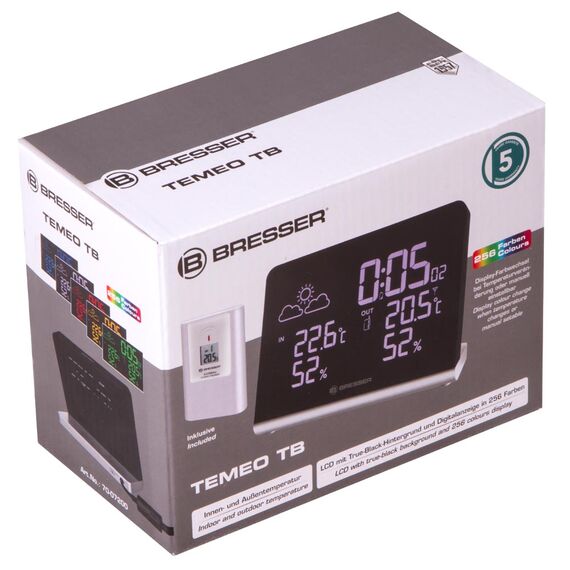 Метеостанция Bresser Temeo TB с радиоуправлением, фото , изображение 12