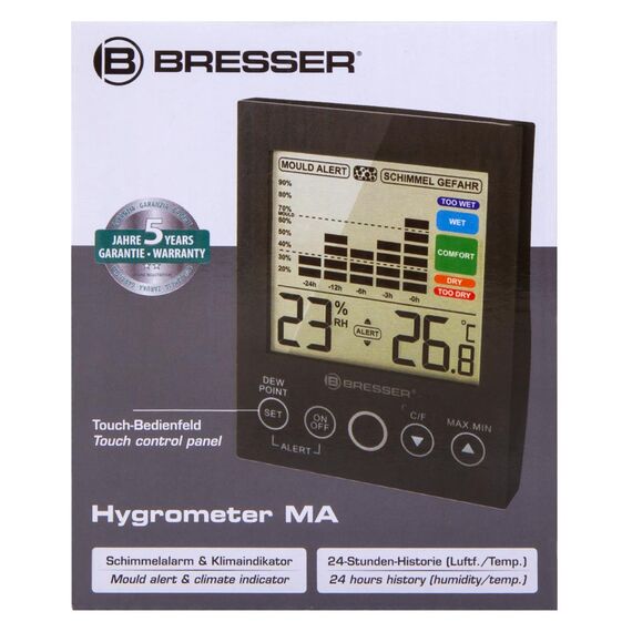 Гигрометр Bresser Mould Alert, черный, фото , изображение 8