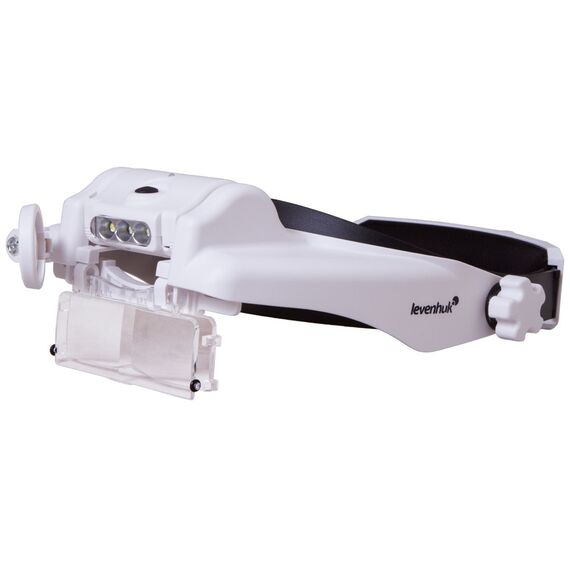 Лупа налобная с аккумулятором Levenhuk Zeno Vizor HR2, фото 