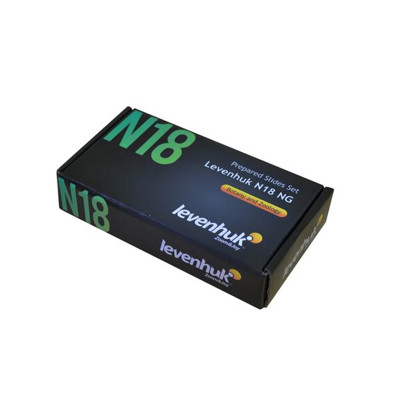 Набор готовых микропрепаратов Levenhuk N18 NG, фото 