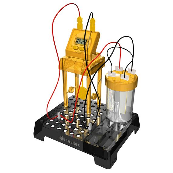 Набор для экспериментов Bresser Junior «Часы на жидкостном аккумуляторе», фото 
