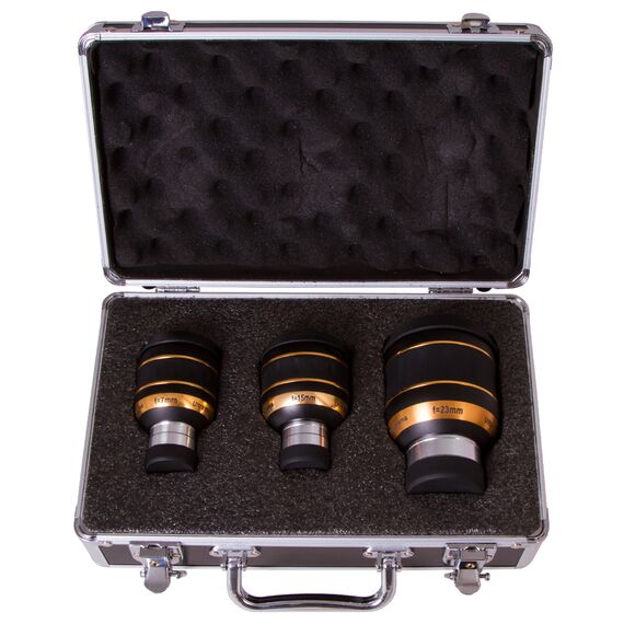 Набор окуляров Sky-Watcher UWA 82° (7 мм, 15 мм, 23 мм), фото 