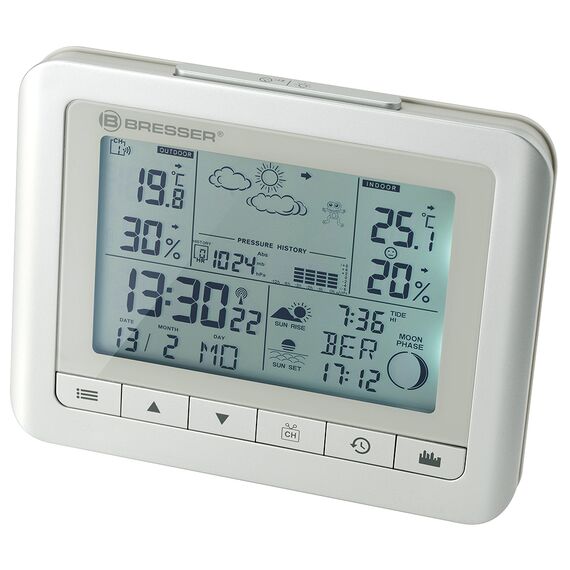 Метеостанция Bresser TemeoTrend WF, белая, фото 