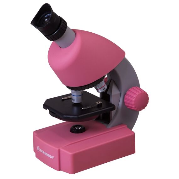 Микроскоп Bresser Junior 40–640x, розовый, фото , изображение 9