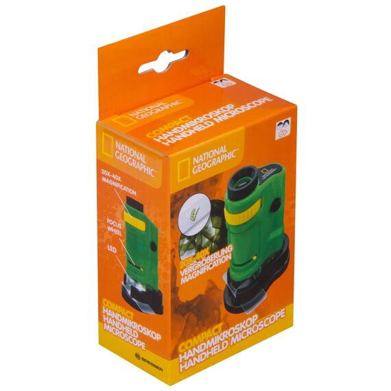 Микроскоп портативный Bresser National Geographic 20–40x, фото , изображение 8