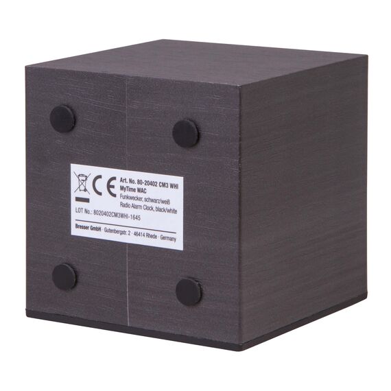 Часы настольные Bresser MyTime WAC, черные, фото , изображение 6