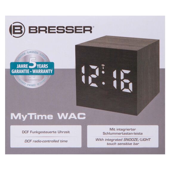 Часы настольные Bresser MyTime WAC, черные, фото , изображение 9
