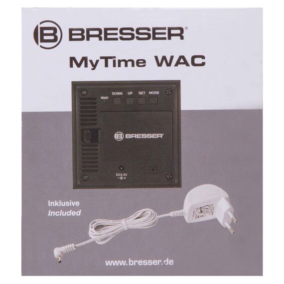 Часы настольные Bresser MyTime WAC, черные, фото , изображение 11