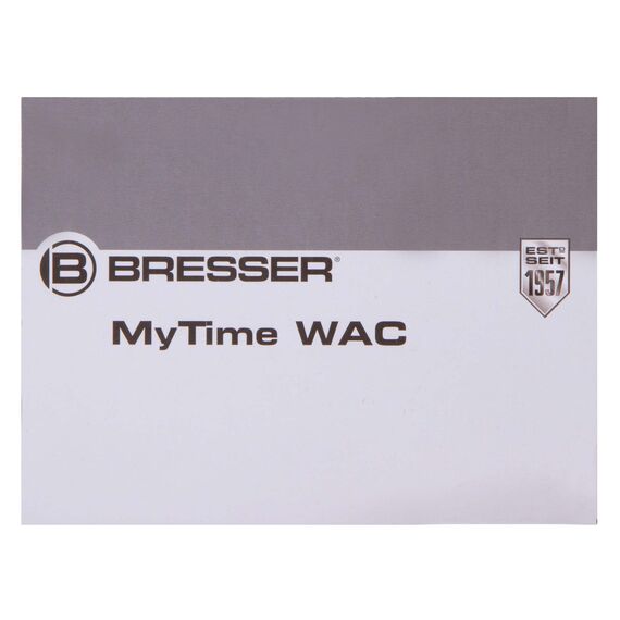 Часы настольные Bresser MyTime WAC, черные, фото , изображение 13