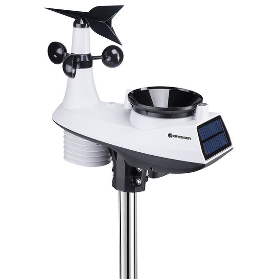 Метеостанция Bresser «6 в 1» Wi-Fi, профессиональная, черная, фото , изображение 2