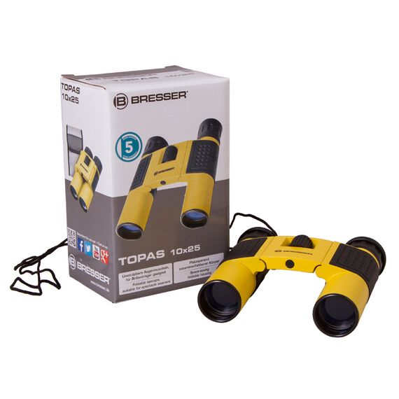 Бинокль Bresser Topas 10x25 Yellow, фото , изображение 7