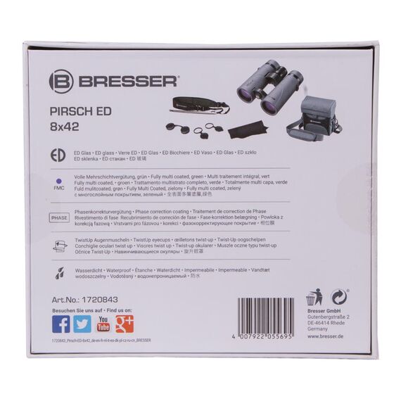 Бинокль Bresser Pirsch ED 8x42, фото , изображение 9