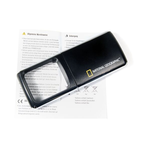 Лупа Bresser National Geographic 3x, 35x40 мм, фото , изображение 2