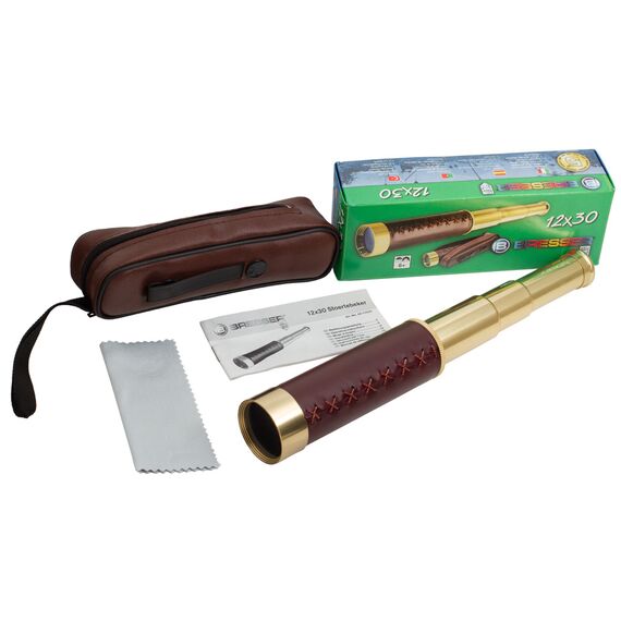Зрительная труба Bresser «Капитанская» 12x30, фото , изображение 6