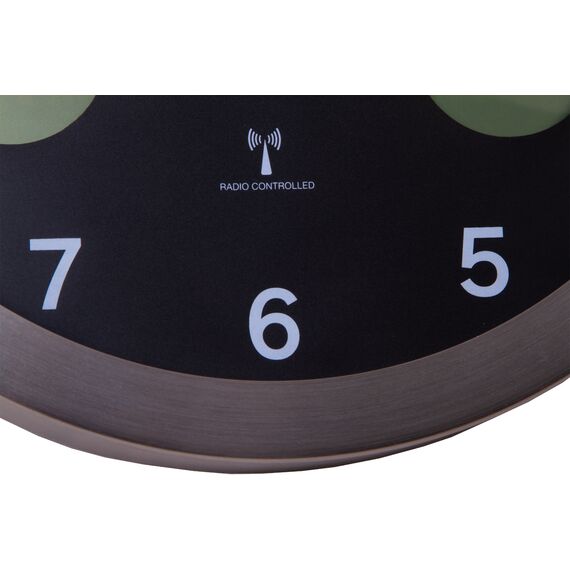 Метеостанция (настенные часы) Bresser MyTime io, 30 см, черная, фото , изображение 3